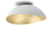 Plafoniera decorativa Solaris bianco oro Ø33cm E27 Sigma