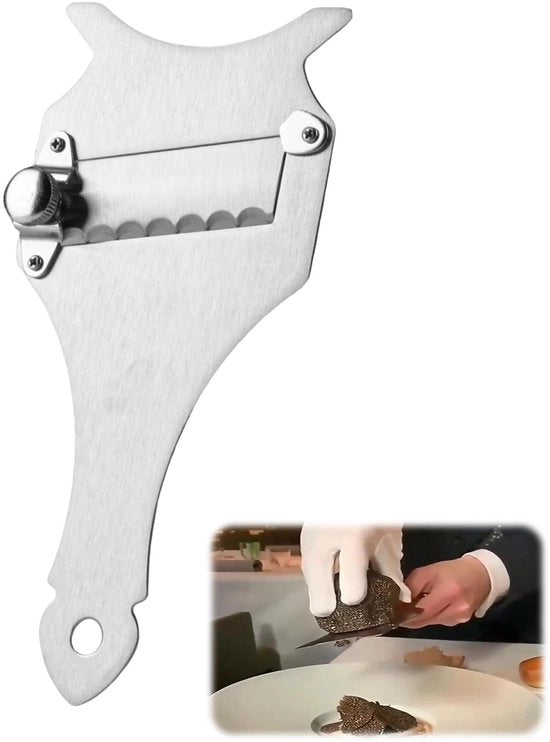 Truffelsnijder Multifunzionale Strumento Cucina - Precisie Snijden - Zilver - Truffelrasp - Per Gourmet Appassionati - Professionale
