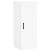Armadietto a Muro | Mobile a Parete Bianco 34,5x34x90 cm in Legno Multistrato