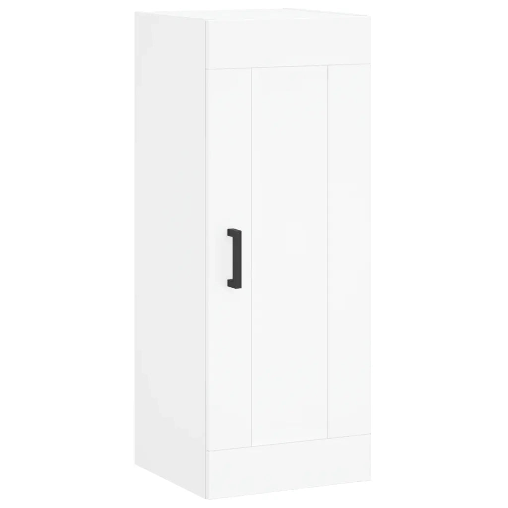 Armadietto a Muro | Mobile a Parete Bianco 34,5x34x90 cm in Legno Multistrato