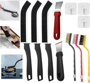 Set con spazzole abrasive - soluzione di pulizia multifunzionale - 11 pezzi