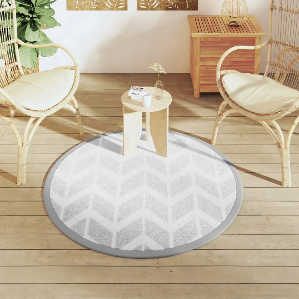 Tappeto da Esterno ARAKIL Grigio ?120 cm in PP CFW8084191