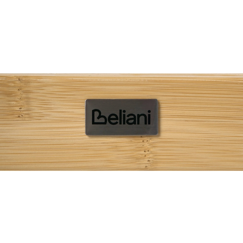 Set di 2 sedie da pranzo in bambù marrone chiaro e rattan sintetico pieghevoli stile boho per cucina e sala da pranzo