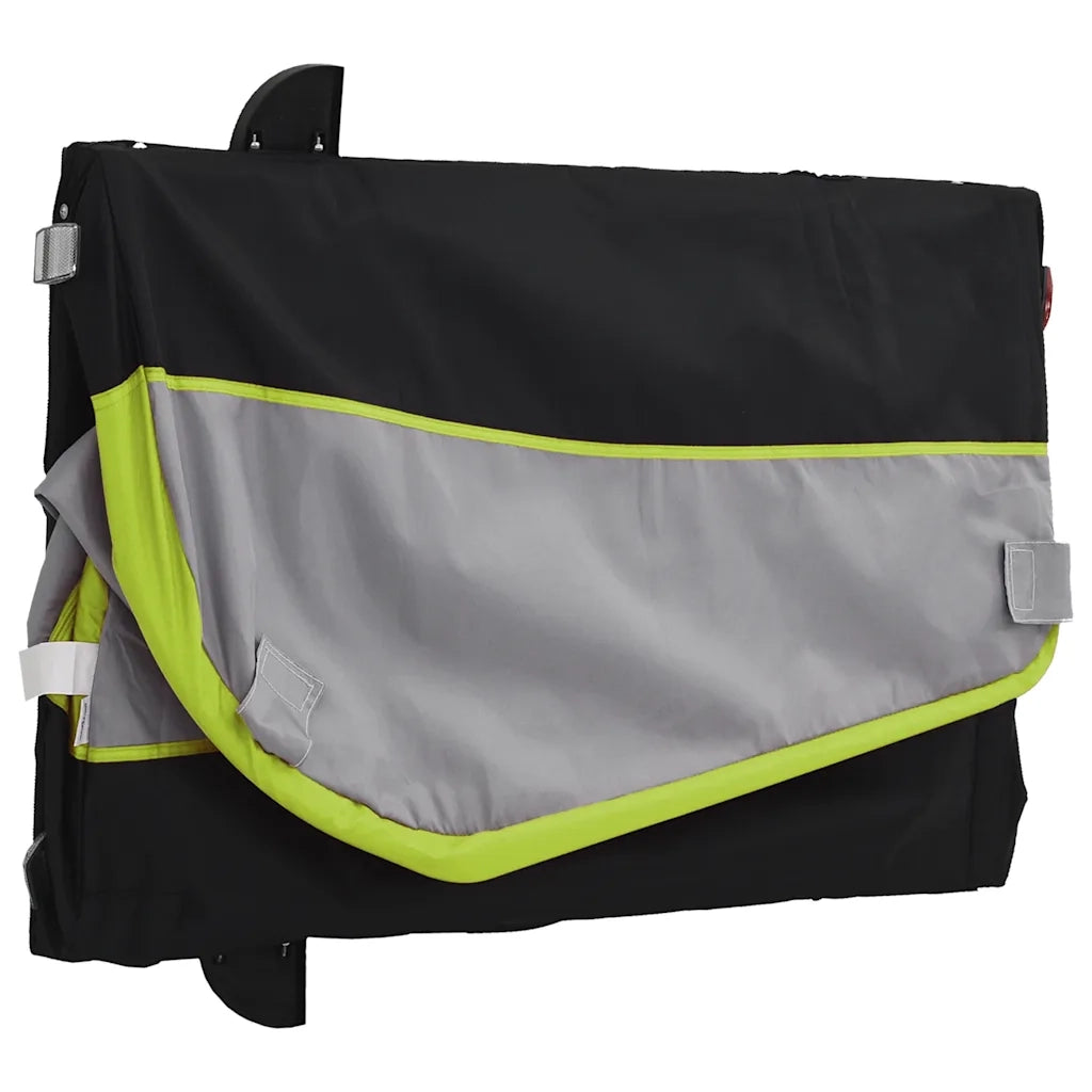 Rimorchio da Bici Nero e Verde 45 kg in Ferro CFW2397943