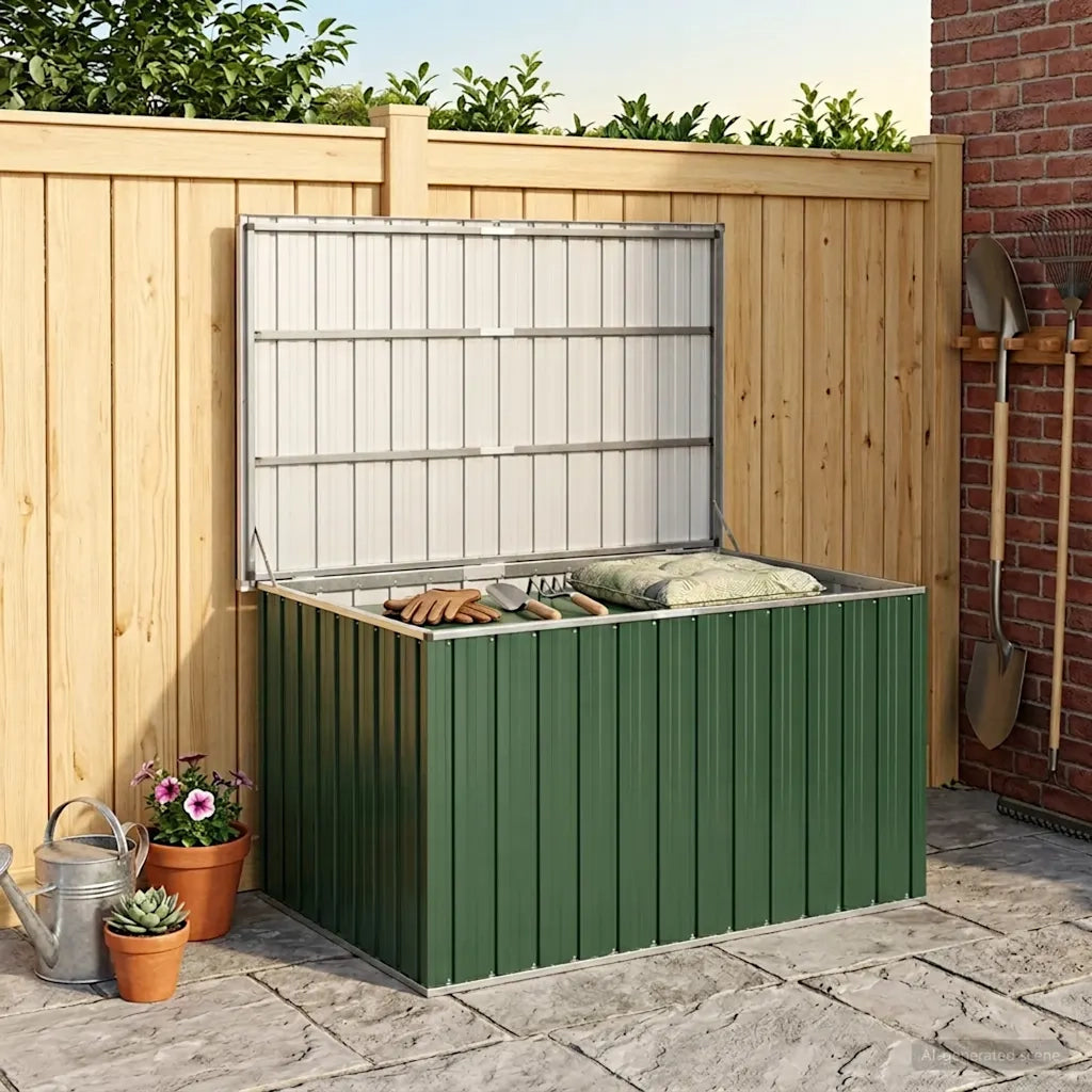 Baule da Giardino Verde 149x99x93 cm CFW8327309