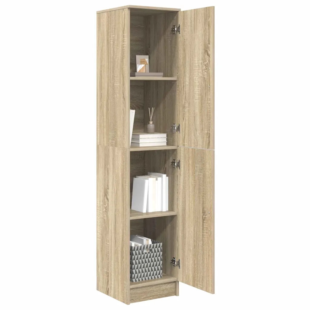Credenza-Buffet-Armadio da cucina Rovere Sonoma 35 x 39 x 168 cm