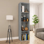 Libreria/Mobile TV Grigio Sonoma 36x30x143 cm Legno Multistrato 815247