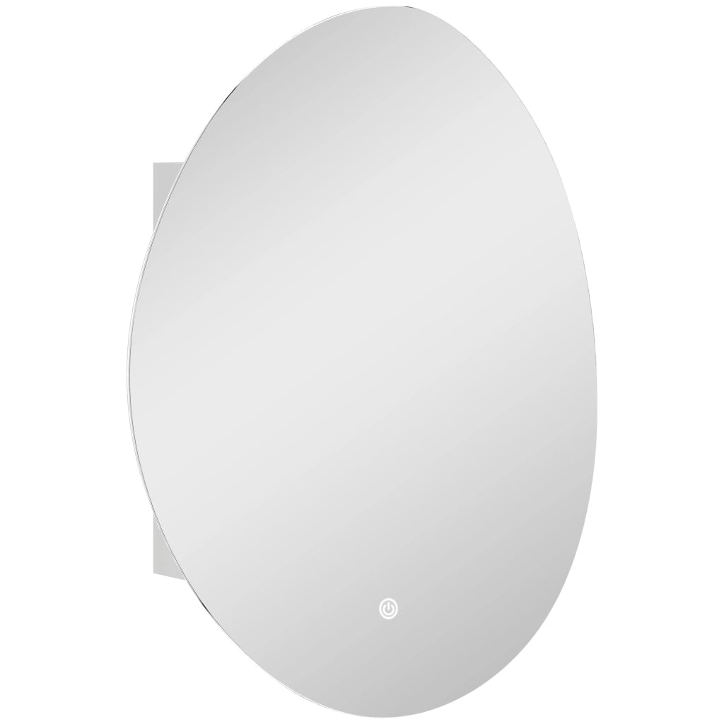 Armadietto da Bagno con Specchio a LED 50x14x70 cm Anti-Appannamento Illuminazione Dimmerabile 3 Colori Bianco