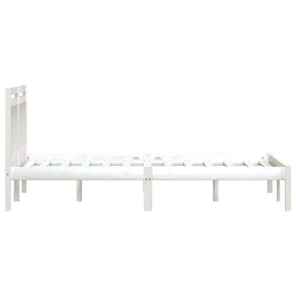 Giroletto Bianco 180x200 cm Super King in Legno Massello 3100605