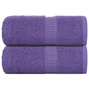 Asciugamani per Sapone 2 pz Viola 30x30cm 360g/mÂ² 100% Cotone