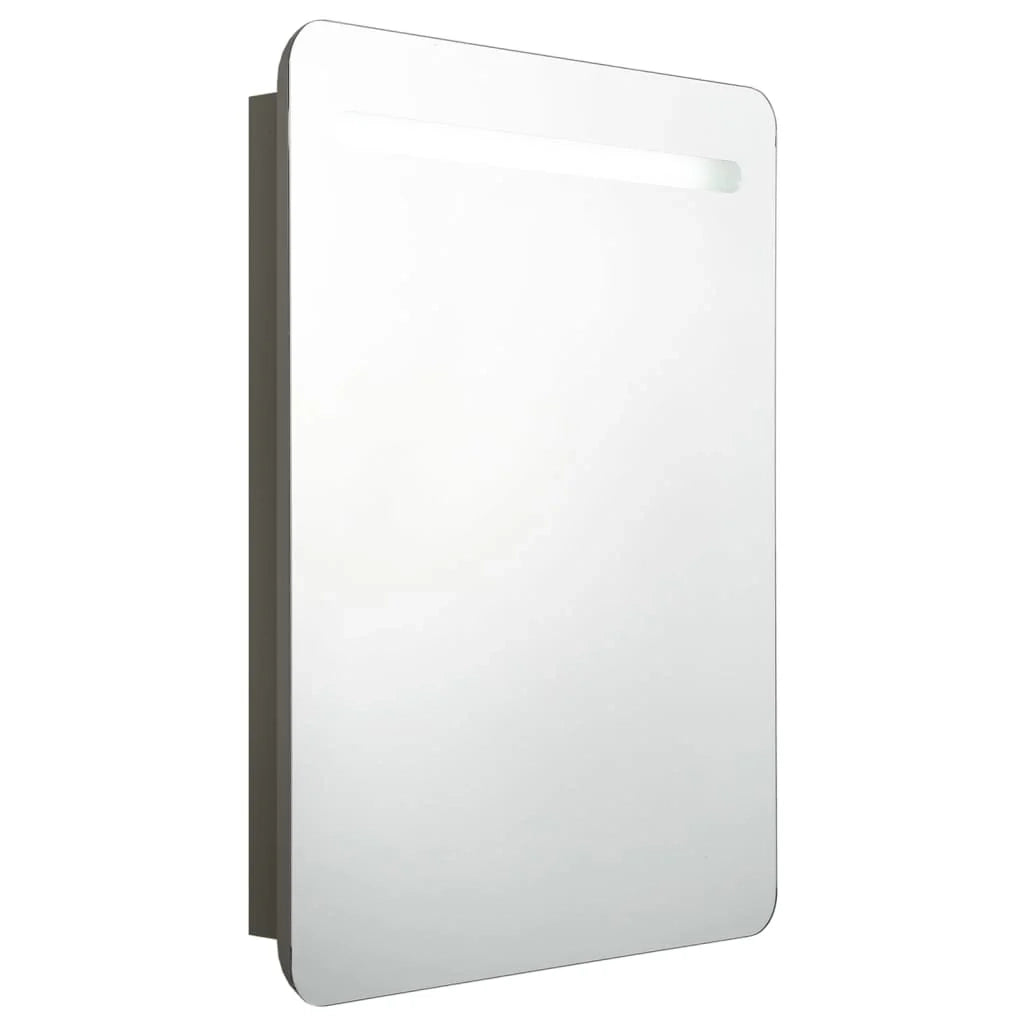 Mobile bagno specchio LED 60 x 11 x 80 cm antracite 02_0006579
