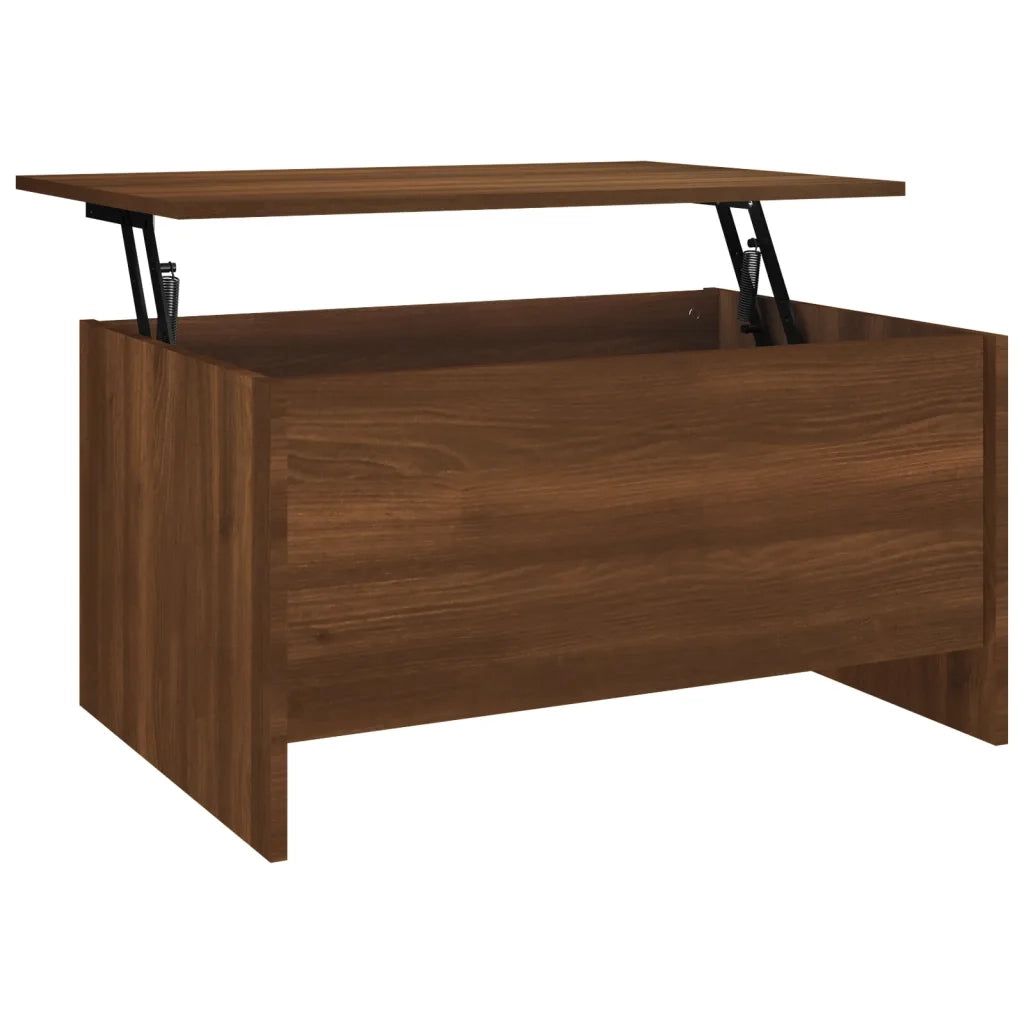 Tavolino Salotto Rovere Marrone 80x55,5x41,5 Legno Multistrato 819271