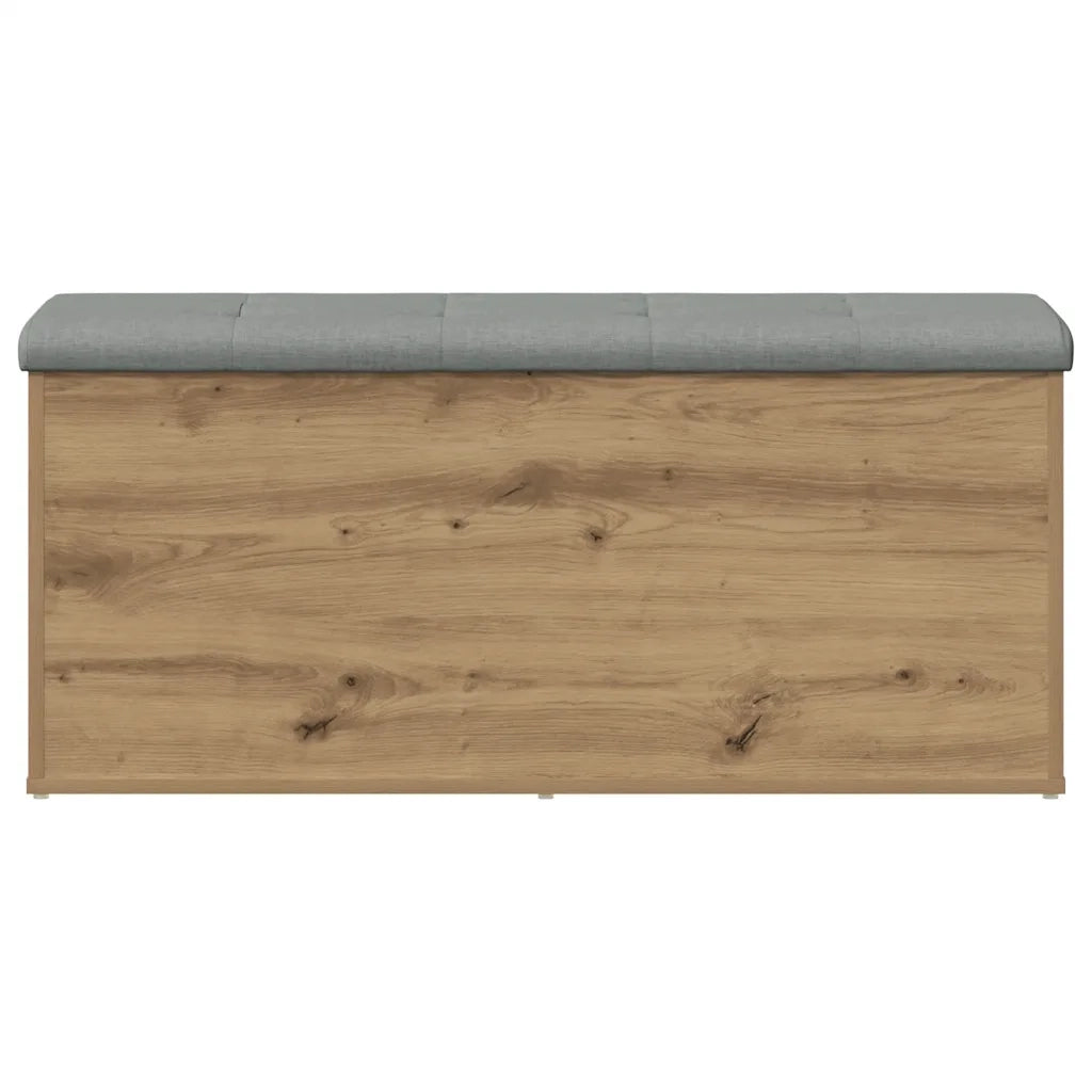 vidaXL Panca Portaoggetti Rovere Artigianale 102x42x45 cm Truciolato