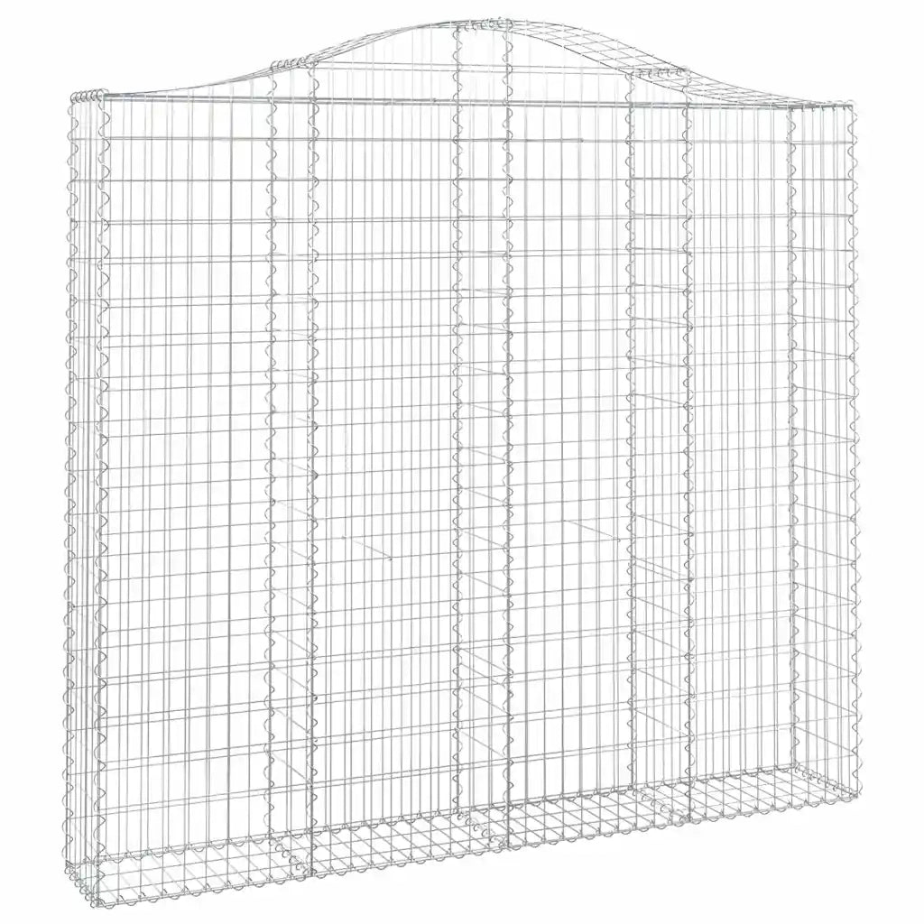 Cesti Gabbioni ad Arco 7 pz 200x30x180/200 cm Ferro Zincato 3145519