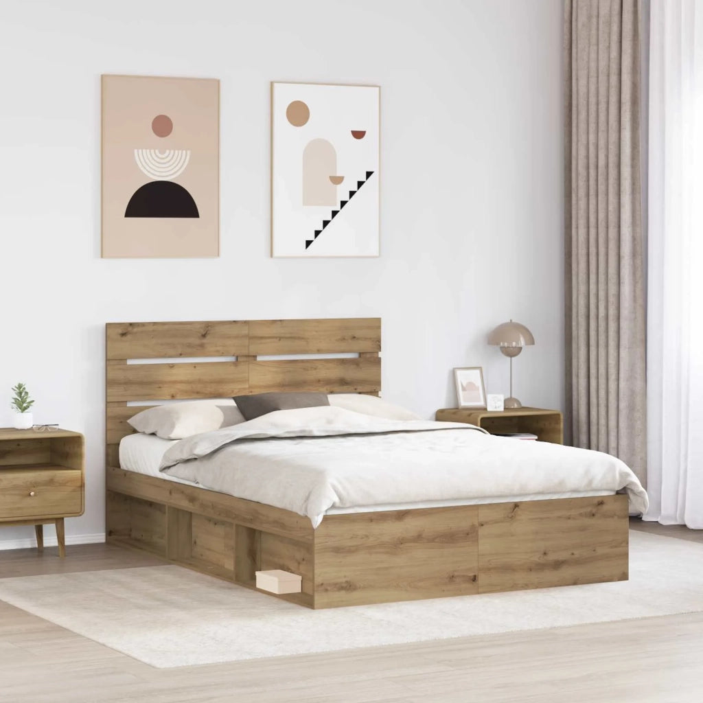 Struttura del letto Rovere Artigianale 150 x 200 cm 3411735