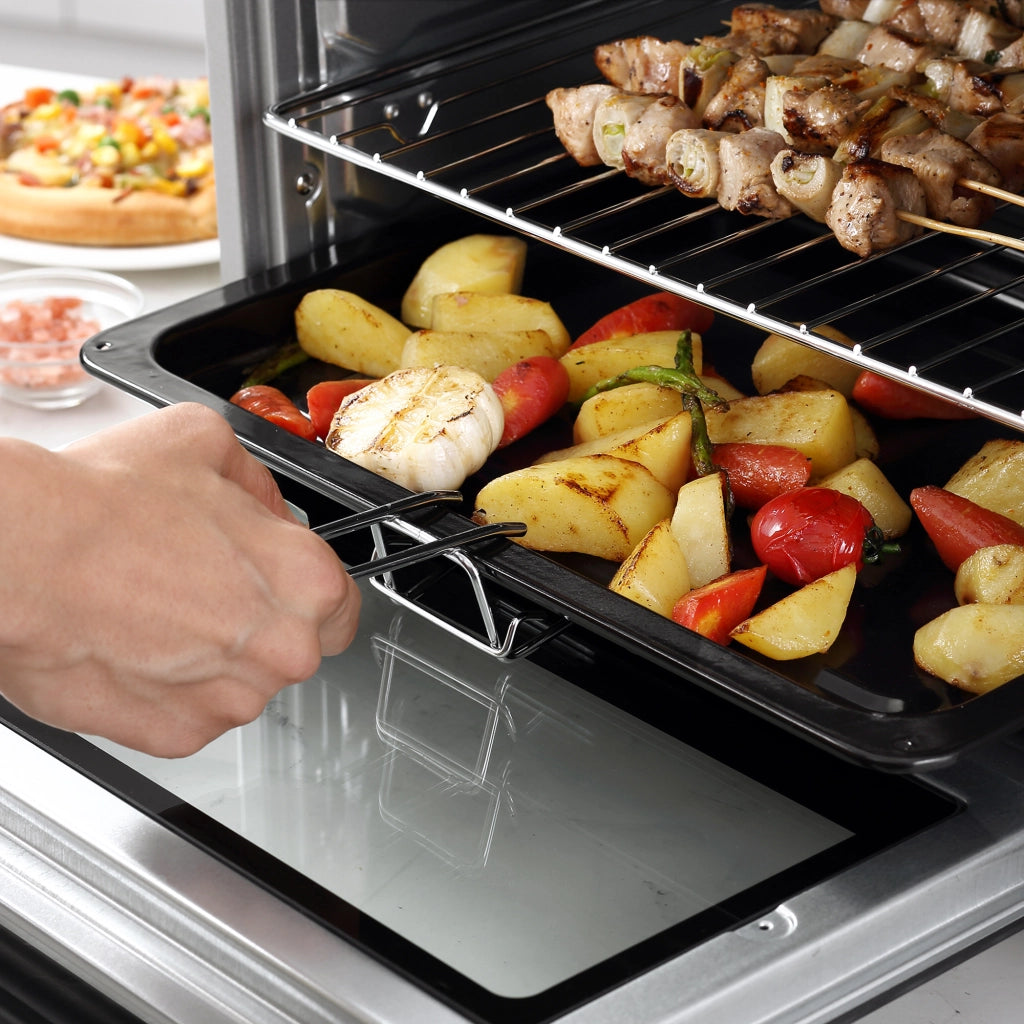 Mini Forno Elettrico 32 L 1600 W con 3 Modalità; Temperatura 100-230°C; Timer 60 Min e Teglia