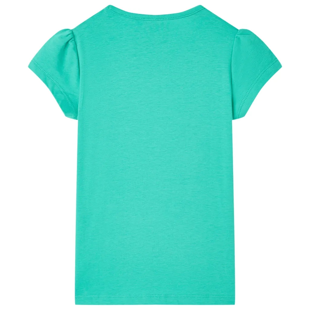Maglietta da Bambina Menta 128
