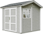 Casetta da giardino di qualit? premium 5,9 m² - H252x250x294 cm - Timbela M913A-TUNDRA GREY