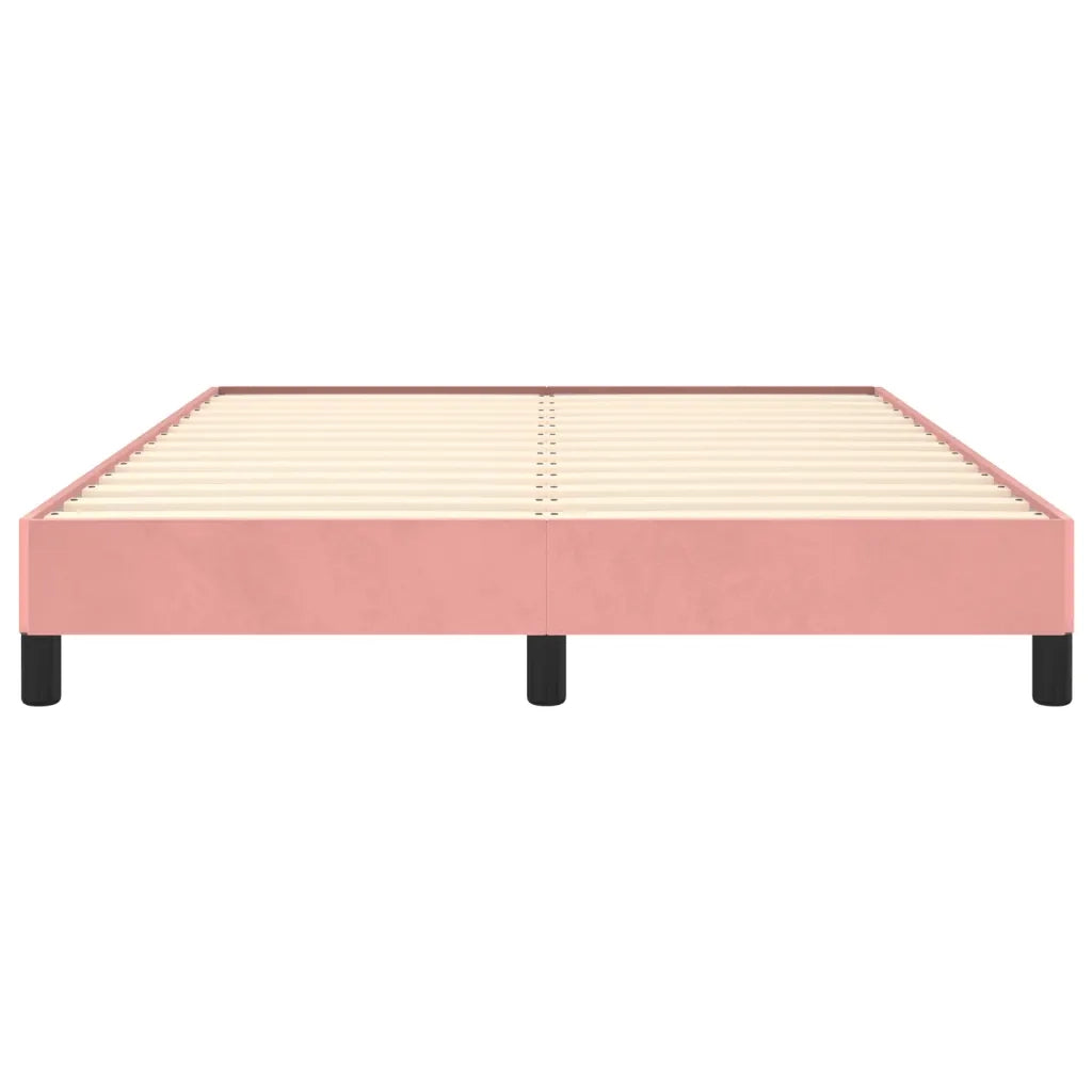 Giroletto-Struttura Letto Rosa 140x200 cm in Velluto 174331