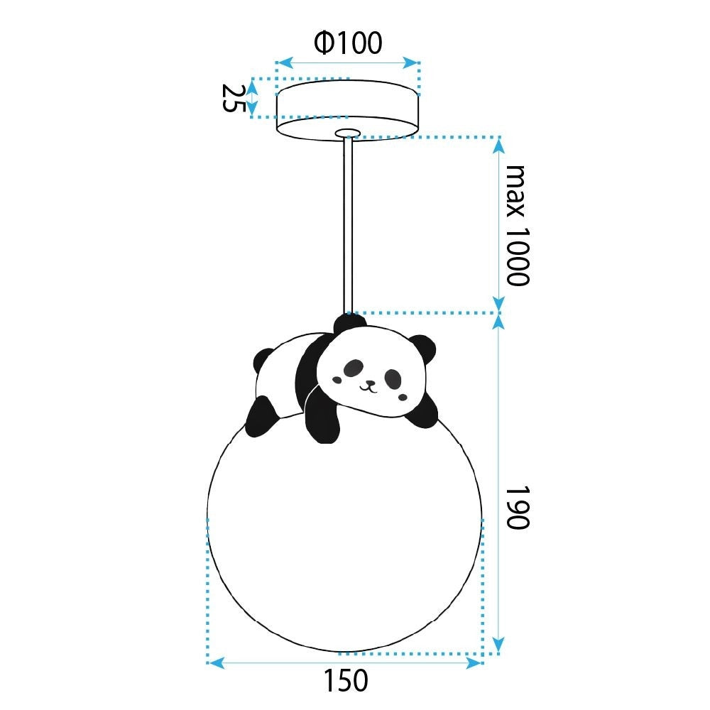 Lampada Panda G162-1cp