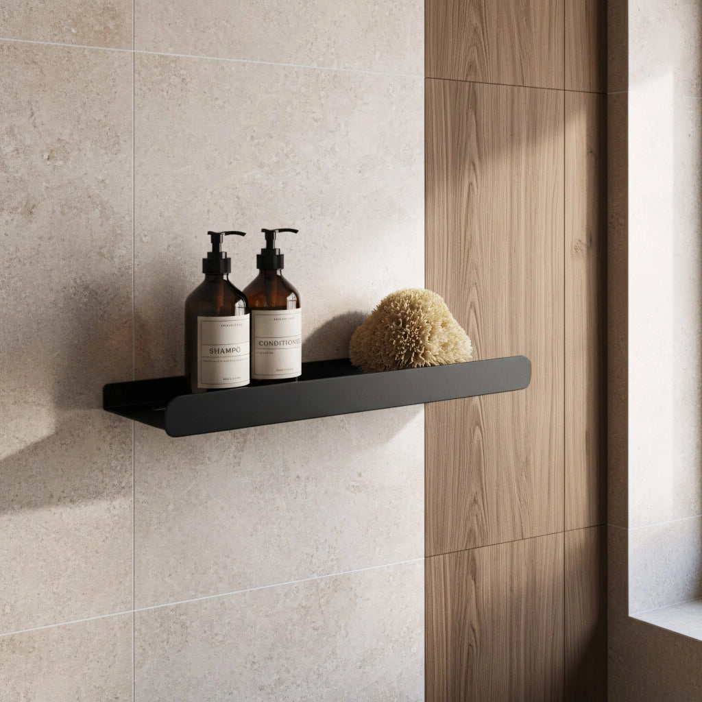 Mensola Da Bagno Sf03 45cm Black Matt