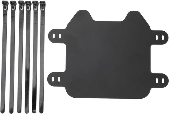 Targa Avanzata Facile da Installare - Supporto Targa - Materiale ABS Duraturo - Progettazione Aggressiva - Stile Elegante - Finitura Liscia - Targa di Immobilizzazione