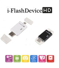 32gb I-flash Hd Usb Smartphone Lettore Scheda Microsd Tf Per Cellulari E Pc         