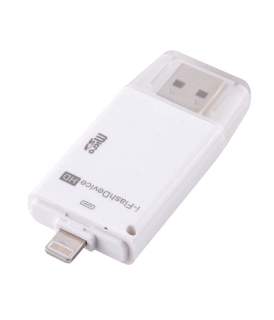 32gb I-flash Hd Usb Smartphone Lettore Scheda Microsd Tf Per Cellulari E Pc         