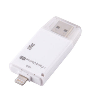 32gb I-flash Hd Usb Smartphone Lettore Scheda Microsd Tf Per Cellulari E Pc         