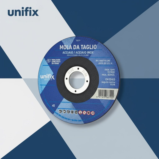 Disco taglio top sottile per acciaio inox lamiere sottili e materiale plastici *** misura Ø 230 x 1,9 x 22 mm, confe...