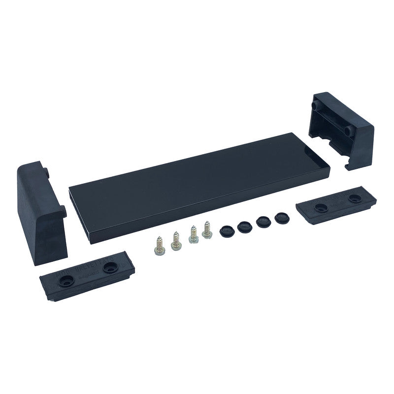 Maniglia tirante per porta  SAGUATTI 330/300Q in alluminio nero lucido