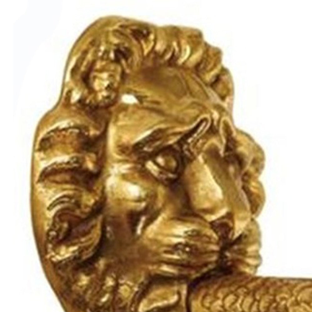 Erogatore continuo "testa di leone" bronzato