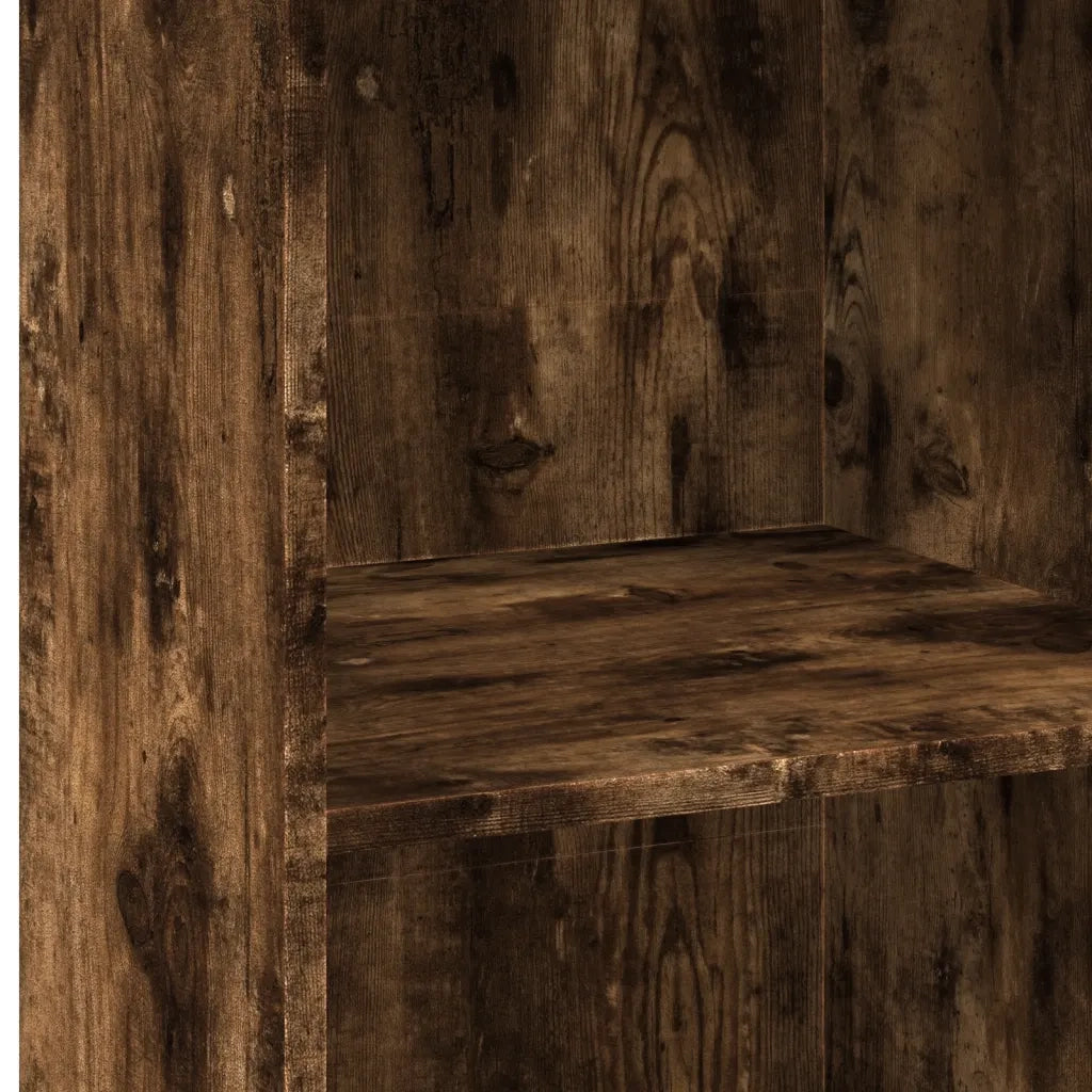 Credenza-Buffet-Armadio da cucina Rovere Fumo 45x41x124 cm in Legno Multistrato