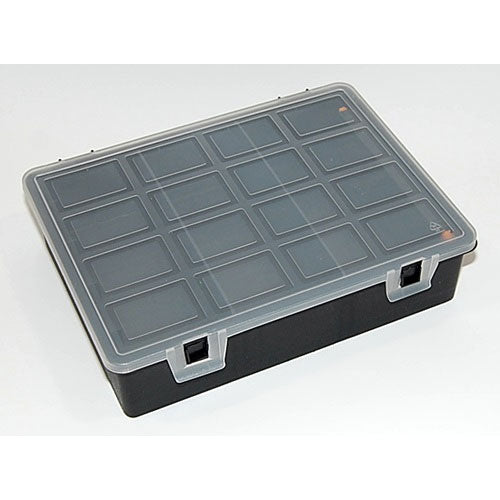 Cassetta PortaMinuteria in Plastica Contenitore Piccoli Oggetti con 2 Divisori