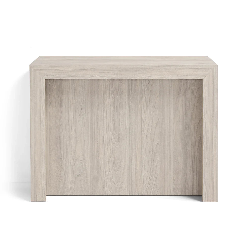 Tavolo Consolle allungabile 100x46 (+5x50) Olmo modello ANDROMEDA MADE IN ITALY con 5 allunghe da 50 cm design moderno ideale per ingresso, soggiorno e sala da pranzo