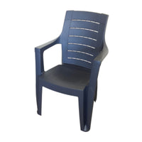 POLTRONA RESINA CLEOPATRA C/BRACCIOLI ANTRACITE