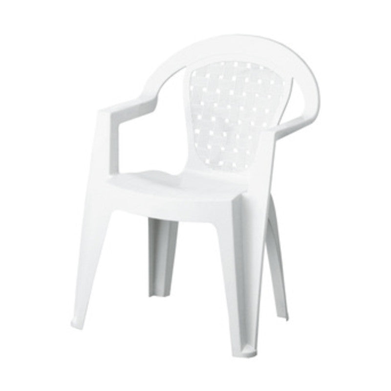 POLTRONA RESINA NORMA ANTISCIVOLO BIANCO