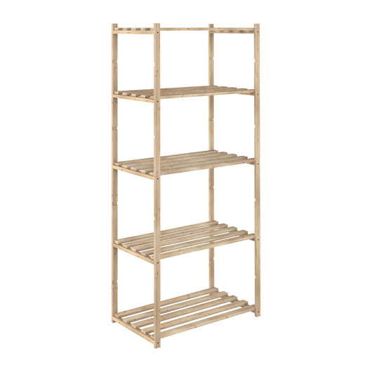 SCAFFALE IN PINO BASICO 5 RIPIANI 65X40XH171 CM