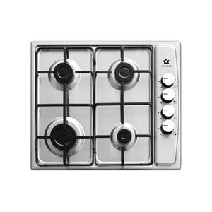 PIANO COTTURA INOX STAYLUX GAS 60CM GRIGLIA ACC