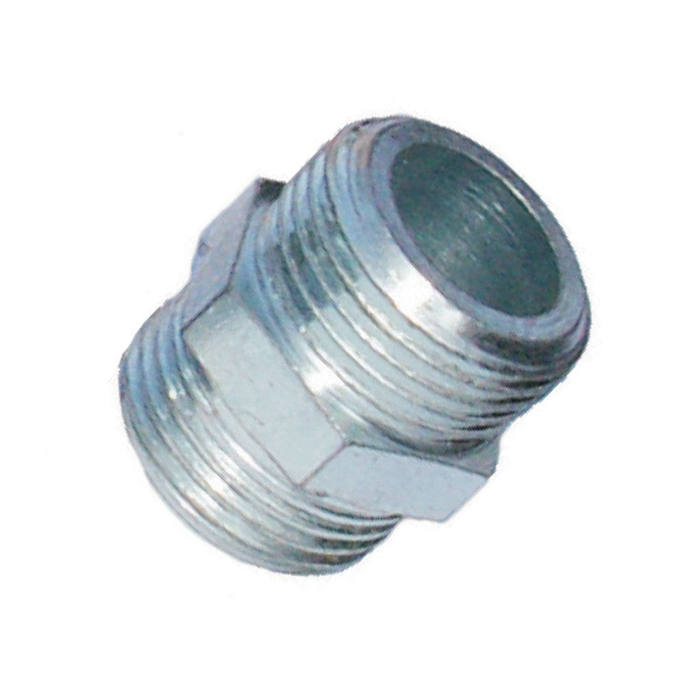 Nipplo doppio mm acciaio zincato