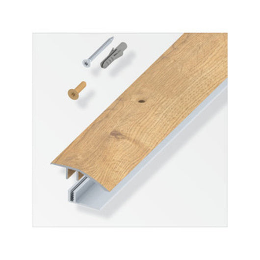 TERMINALE A SCIVOLO P/PARQUET ROVERE NAT. 100 CM