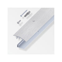 TERMINALE A SCIVOLO P/PARQUET GRIGIO SPAZZ. 100 CM