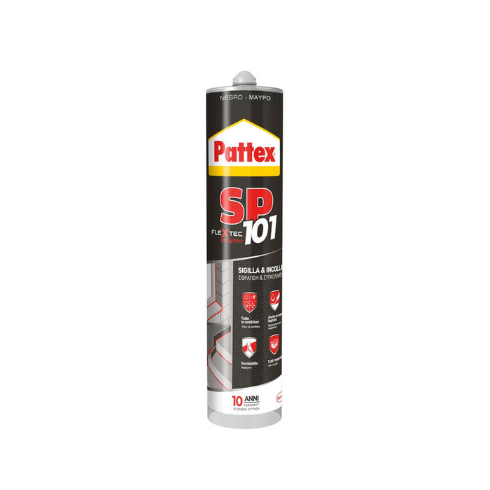 PATTEX SILICONE SP101 NERO 280 ML CARTUC.