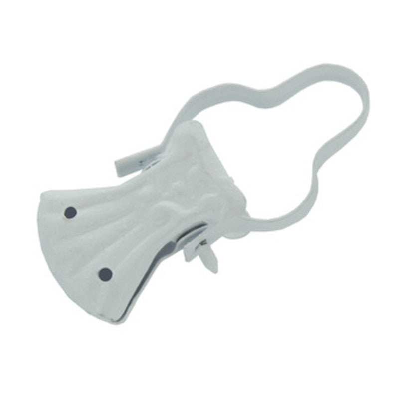 SC PINZA P/TENDE C/ARCO LACCATO BIANCO 10 PZ