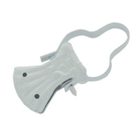 SC PINZA P/TENDE C/ARCO LACCATO BIANCO 10 PZ