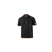 SPARCO T-SHIRT TUCSON BLACK ORANGE TG XXL