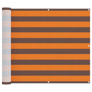 Schermo da balcone | Paravento da Balcone Arancione e Marrone 100 x 700 cm