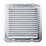 GRIGLIA AERAZIONE ALLUM C/RETE ANTINS 23X23 CM