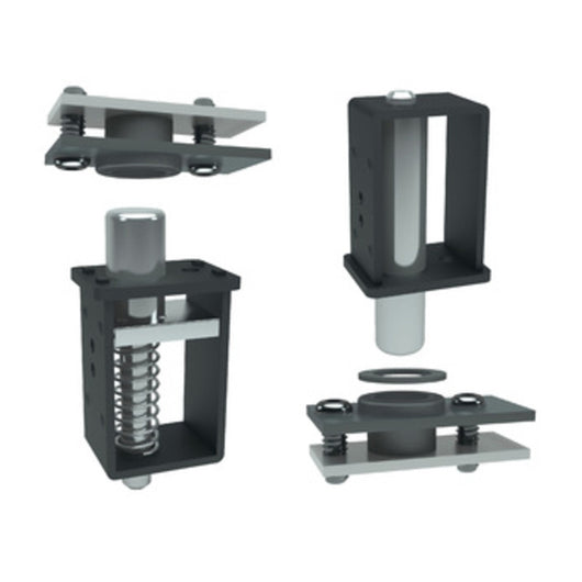 KIT LATO CARDINE E PIASTRE 913 P/CANCELLO 30X40 MM