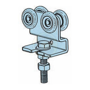 BS OMGE 1223 CARRELLO A 4 RUOTE 2 PZ